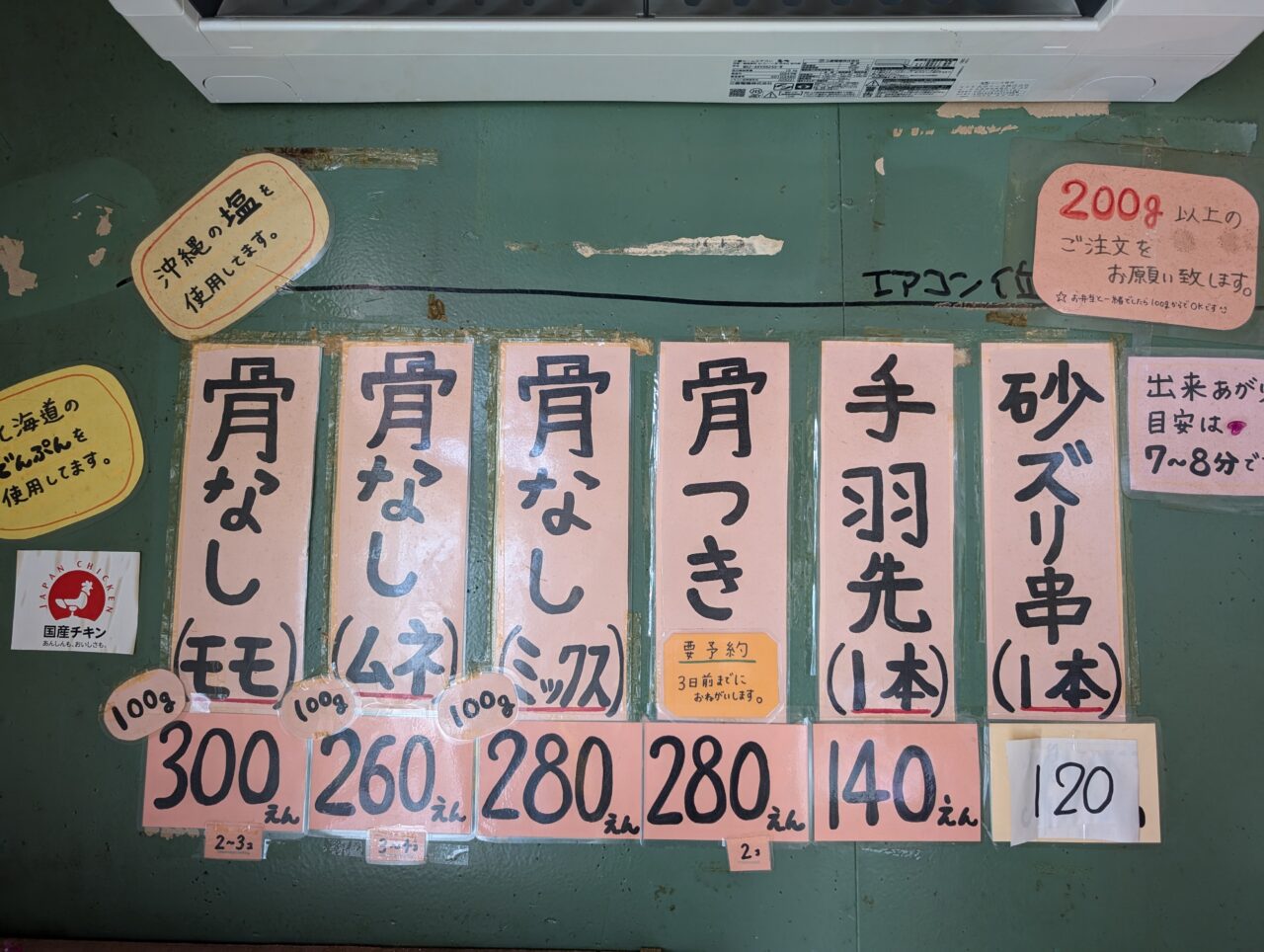メニュー