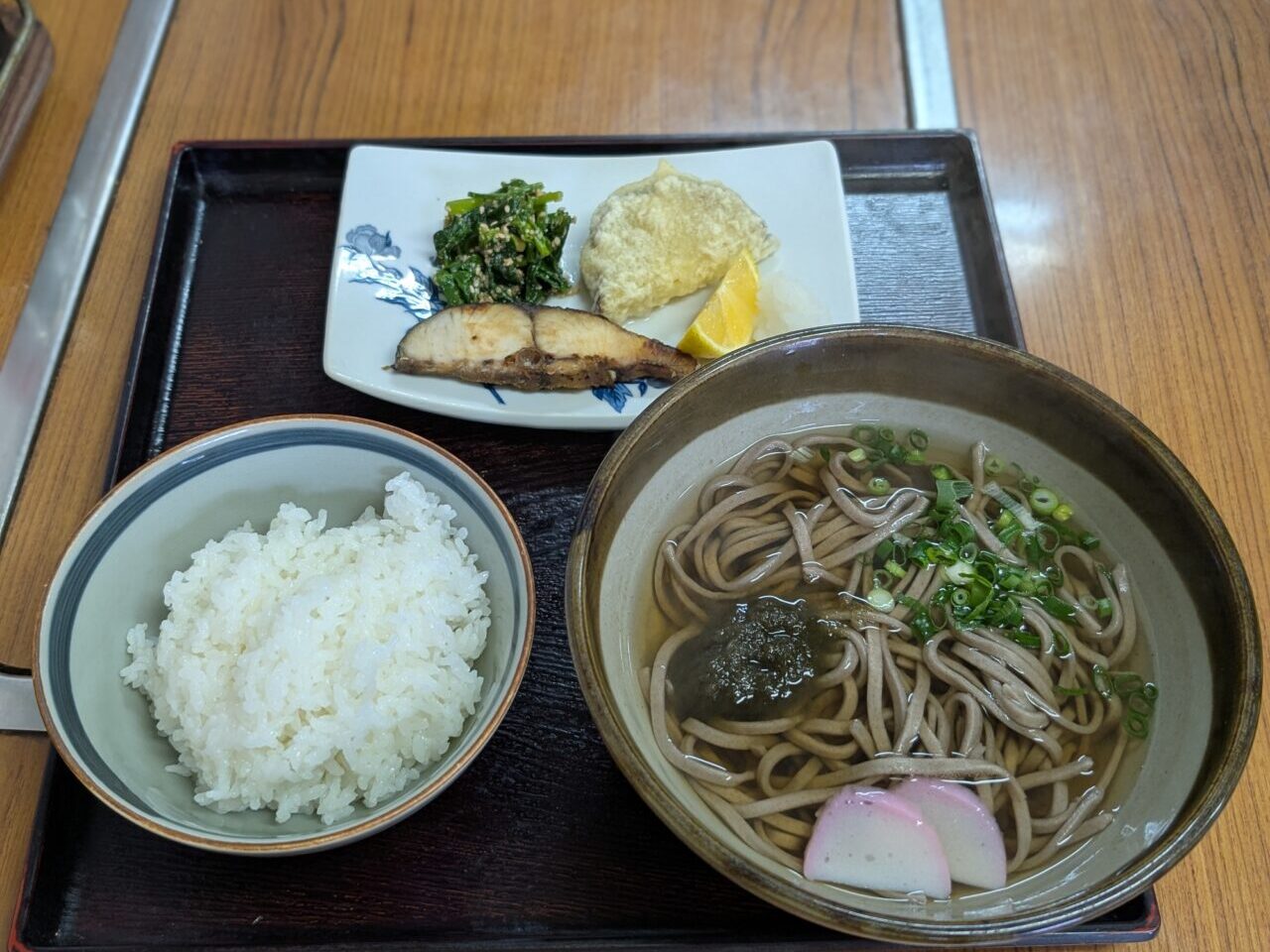 そば定食